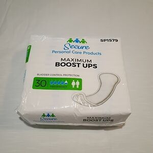 Secure Maximum Boost Ups Bladder Control Protection - White
